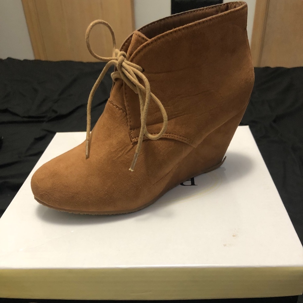 Brown booties